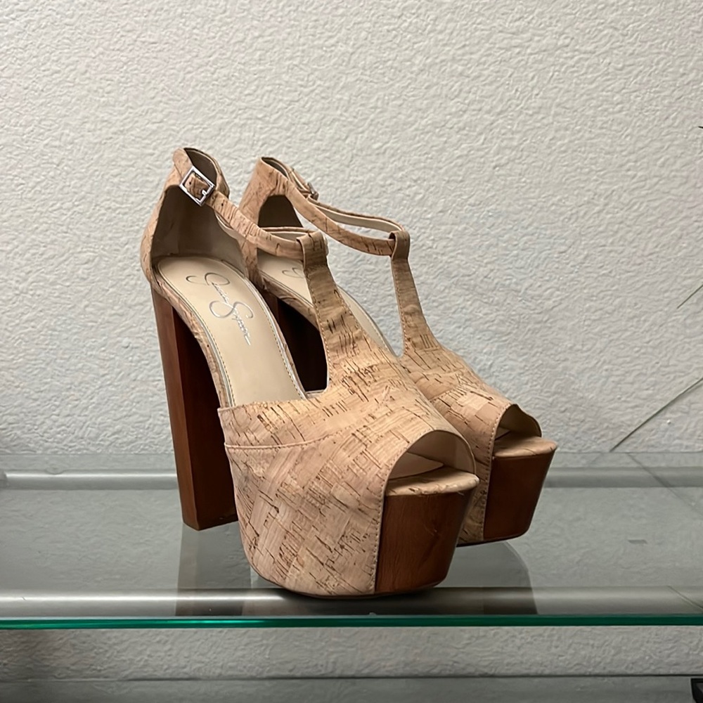 Danny cork platform sandals